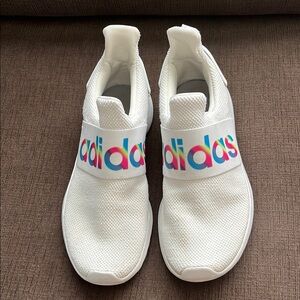Adidas White Slip-On Shoes